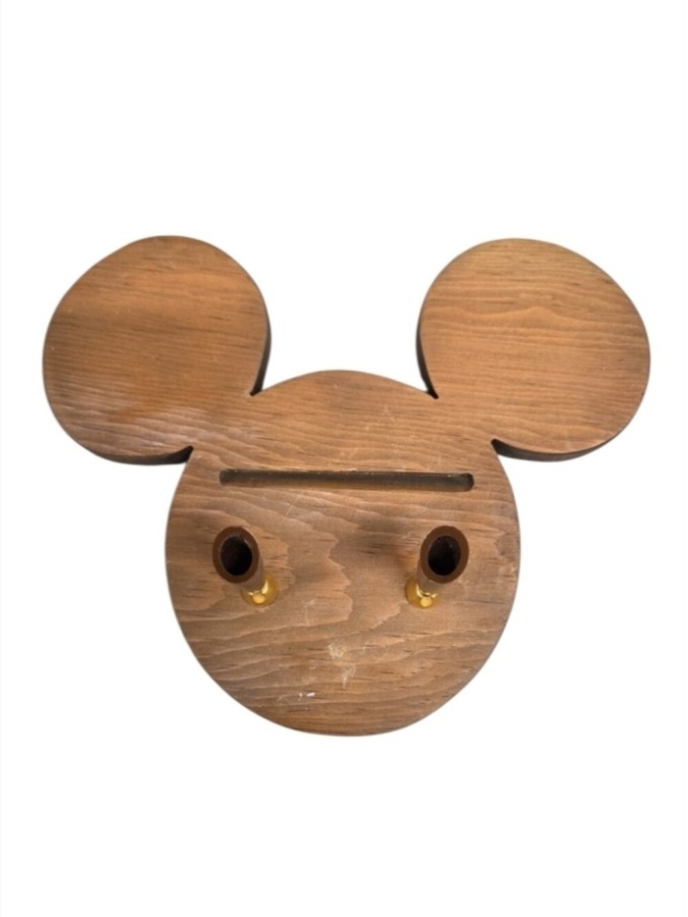 Disneyland CMs Junior Achievement Company 2-Pen w/ Mickey Mouse Wood Base Holder
